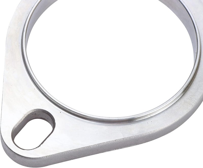 RWRAPS Stainless Steel Exhaust Flange 2 Bolt 3 Inch Exhaust Flange & Gasket Connection Kit 3 Inch/77mm - Image 3
